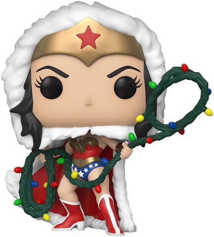 Figurine Funko Pop! N°354 - Heroes Holiday - Wonder Woman Avec Lasso Lumineux